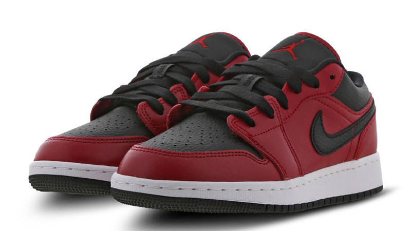 Jordan 1 Low GS Gym Red Black Front