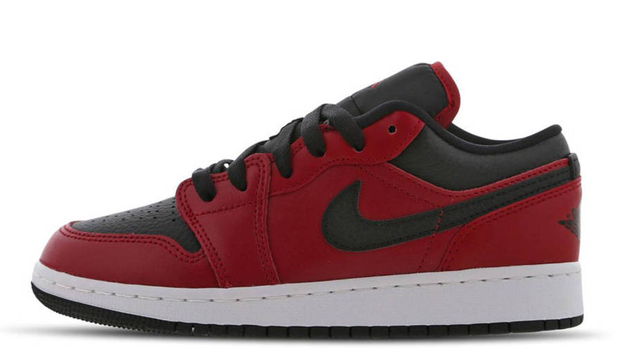 Jordan 1 Low GS Gym Red Black | Where To Buy | 553560-605 | The Sole ...