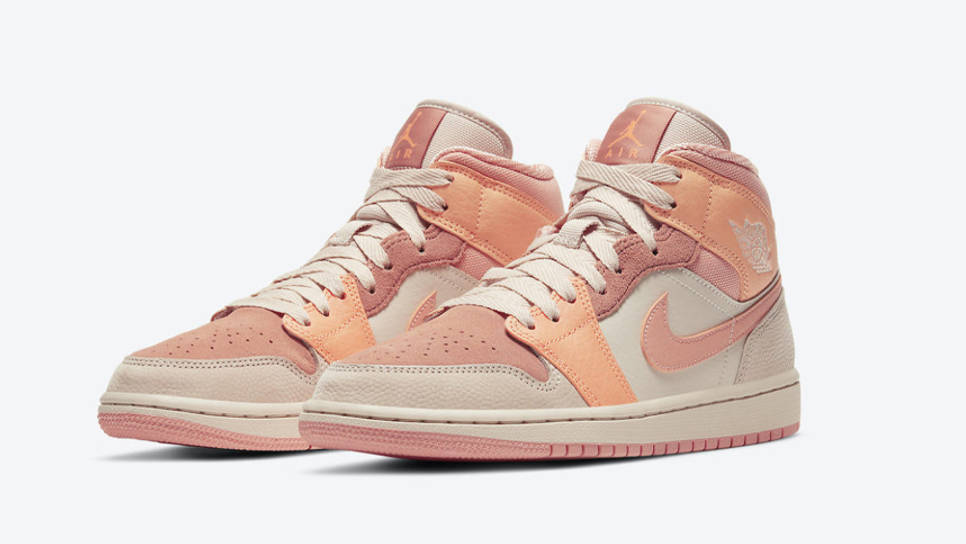 jordan 1 mid apricot orange