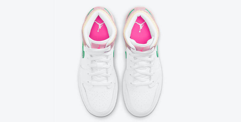 Jordan 1 Mid GS Paint Drip Middle