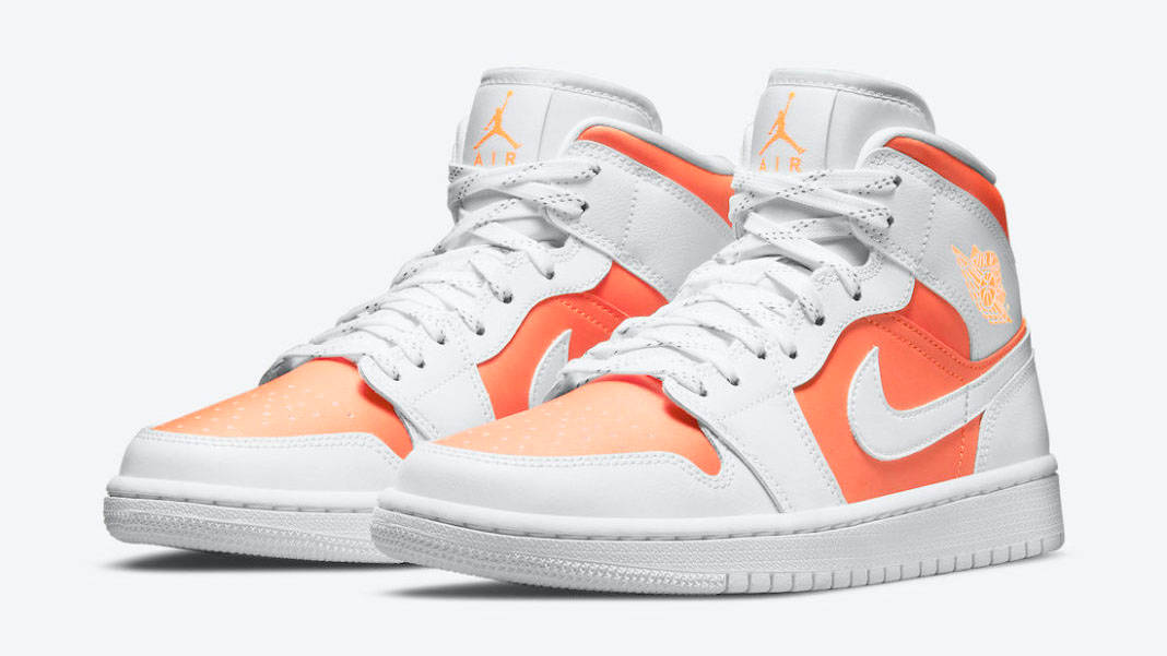 Jordan 1 Mid SE Bright Citrus White