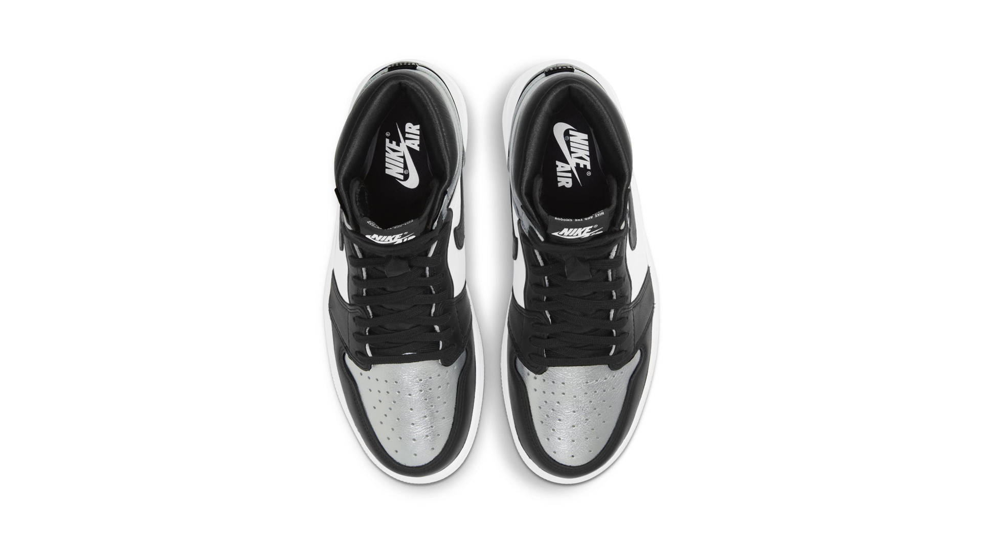 Jordan 1 Retro High OG Silver Toe Top
