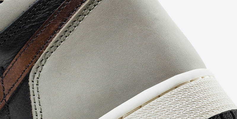 Jordan 1 Retro High Patina Closeup