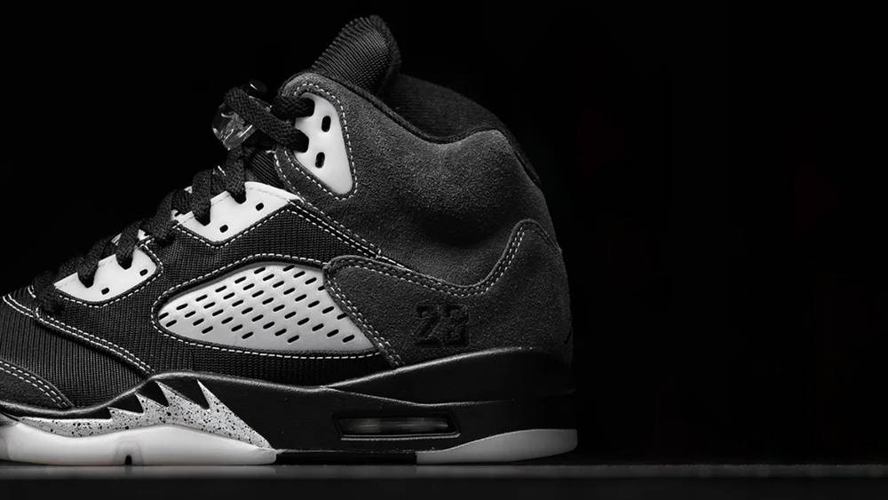 Image via Crumpe Jordan 5 Retro Anthracite Featured