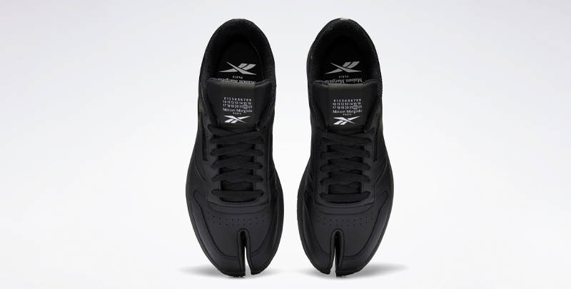 maison margiela reebok tabi black