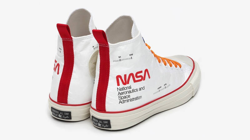 NASA x Converse Chuck 70 Hi Spacesuits White Back