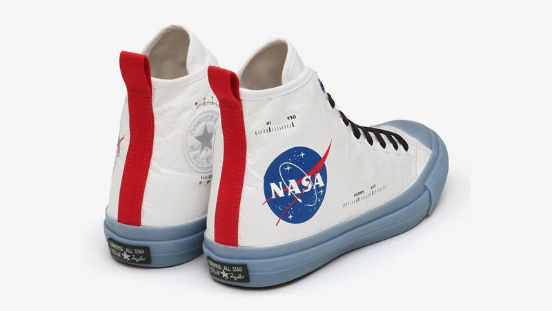 NASA x Converse Chuck 70 Hi Spacesuits White Blue Back