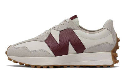 new balance 327 moonbeam burgundy