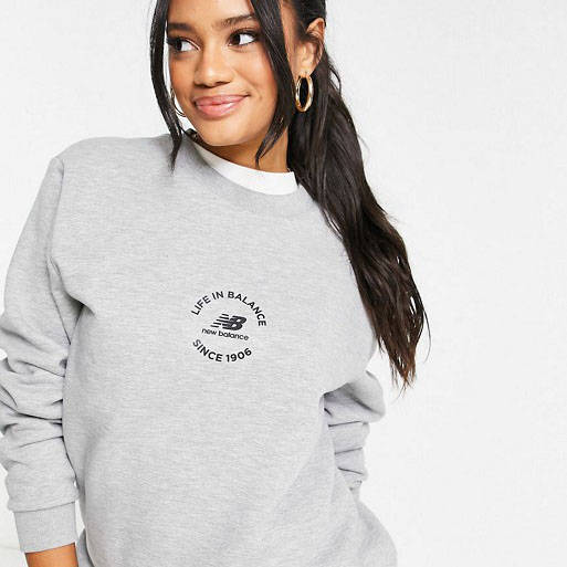 New Balance Grey Sweatshirt