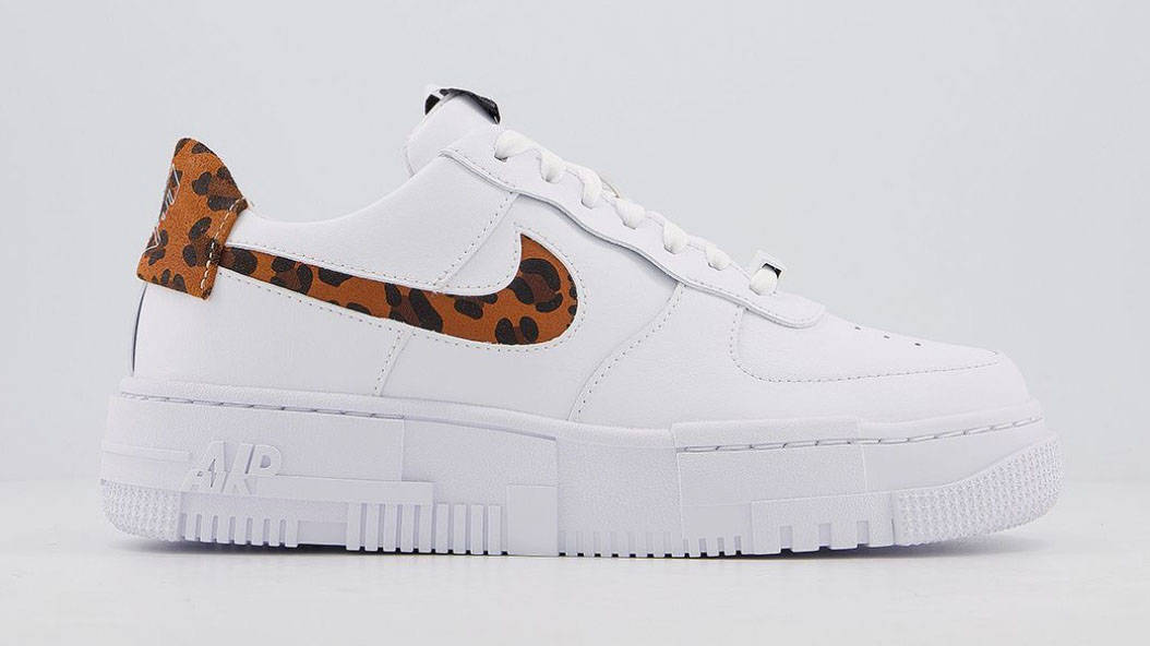 Nike Af1 Pixel White Leopard print