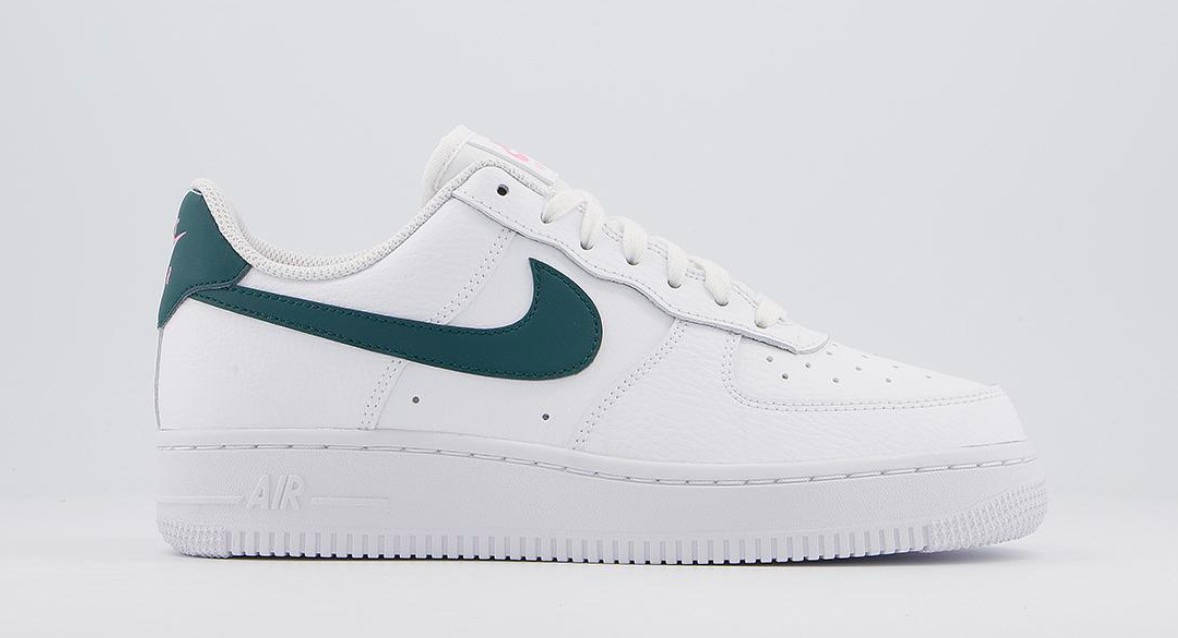 Nike AF1 Teal White pink