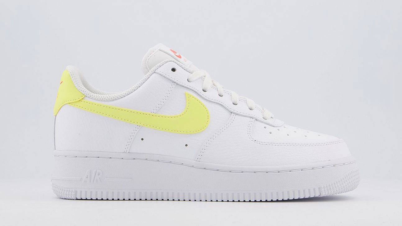 Nike AF1 Yellow Citron White