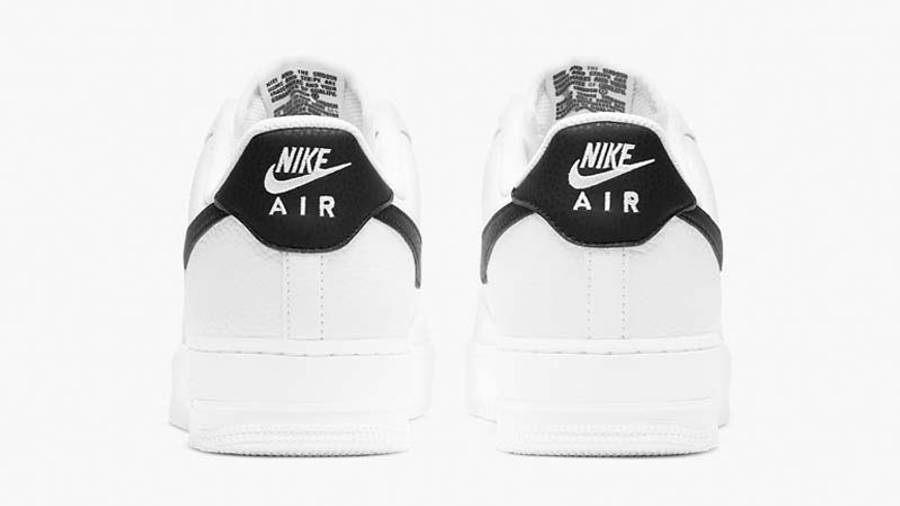 Nike Air Force 1 07 White Black Back
