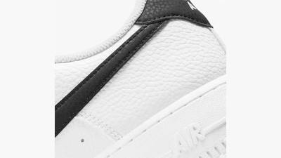 Nike Air Force 1 07 White Black Closeup