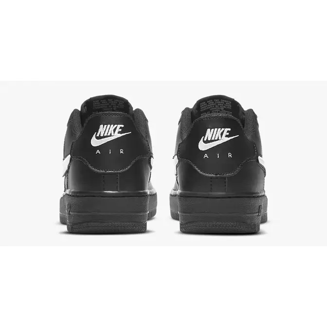 Nike Air Force 1/1 GS Black White | Where To Buy | DB2812-001 | The ...