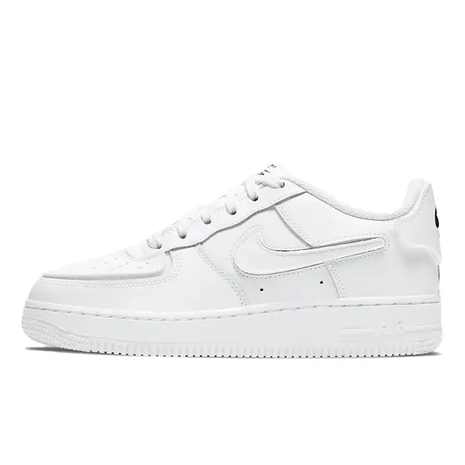 Nike Air Force 1/1 GS Triple White | Where To Buy | DB2812-100 | The ...