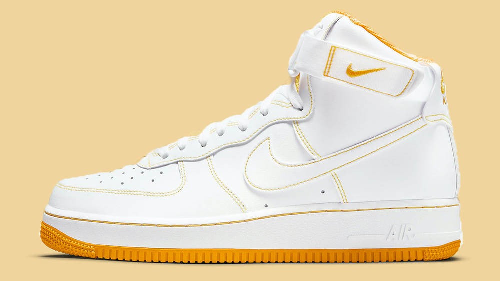 Nike air force 1 high yellow stitch feature news Nike air force 1 high yellow stitch feature news
