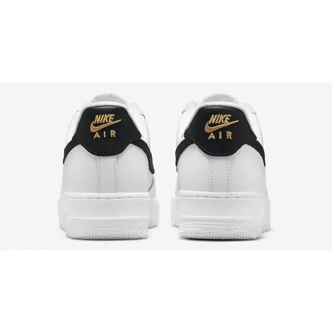 Men's Nike Air Force 1 Low Essentials White Black Gold (DA8481