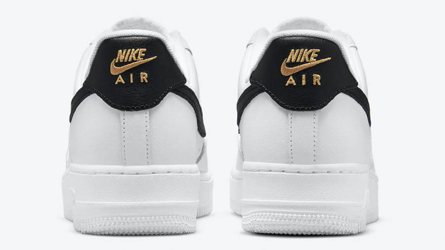 black white and gold af1