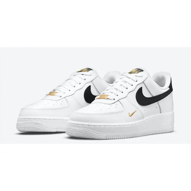 Nike Air Force 1 Low White Black Gold | Where To Buy | CZ0270-102 | The ...