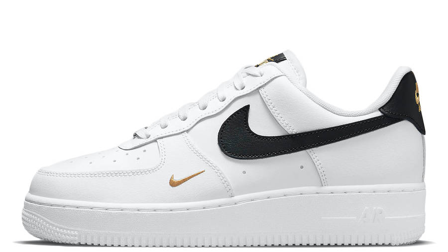 white black gold air force 1