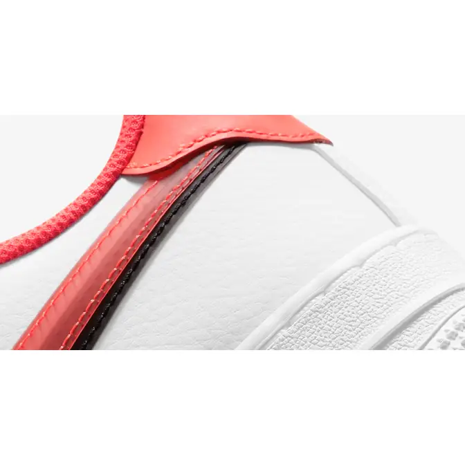 Nike Air Force 1 LV8 GS Double Swoosh Bright Crimson White Black