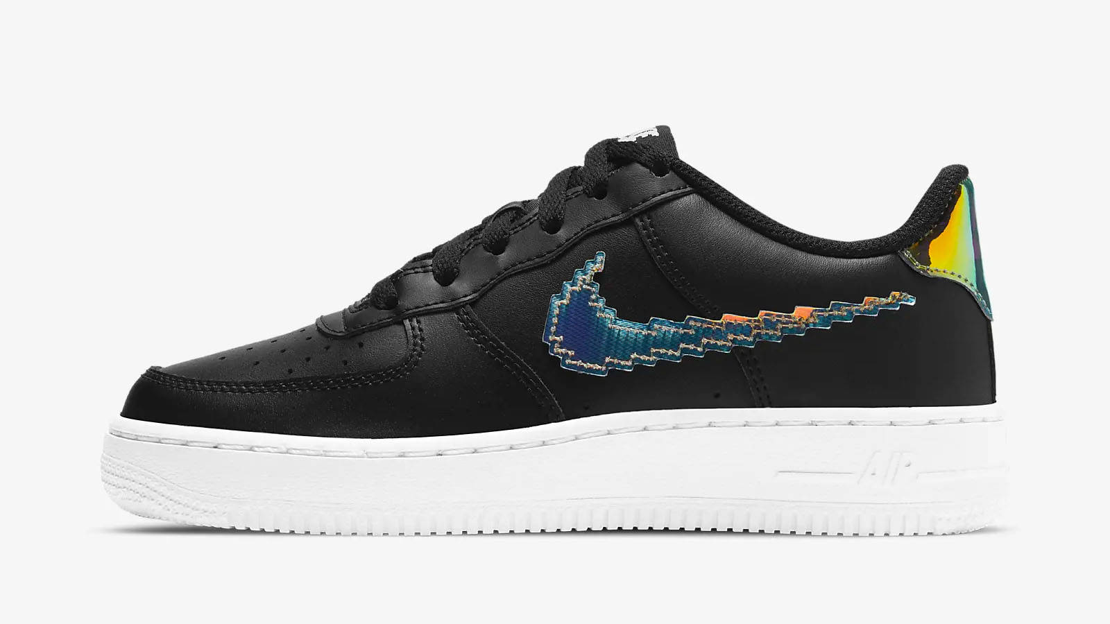 Nike air force 1 LV8 iri swoosh pixellated