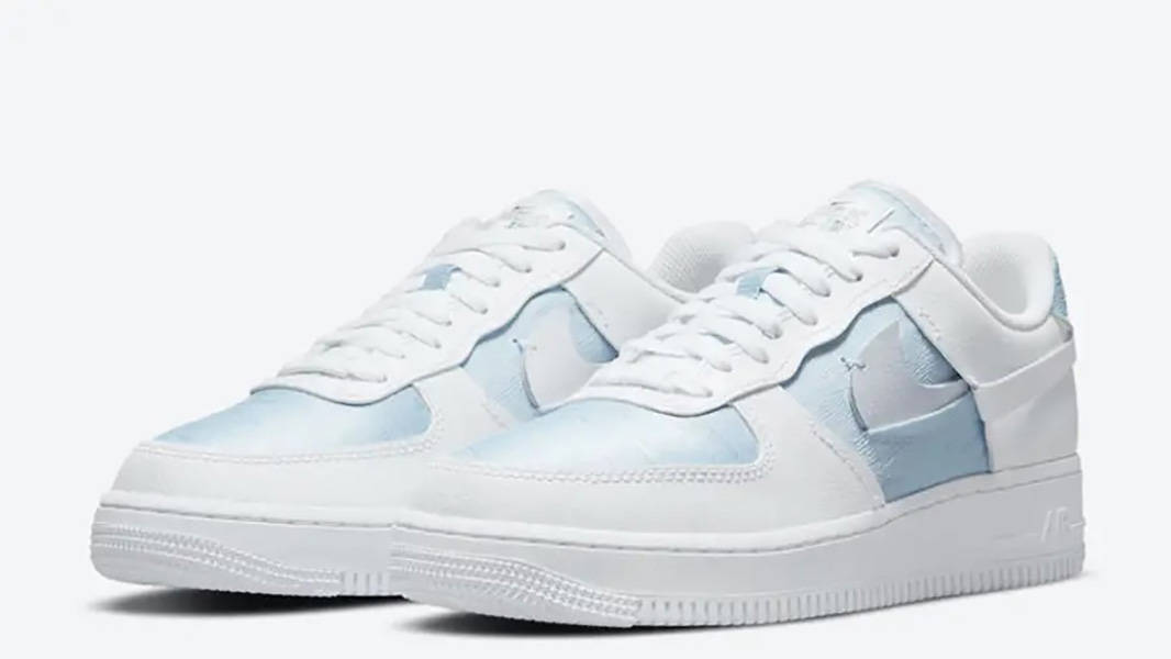 air force 1 07 trainers glacier blue white black lxx