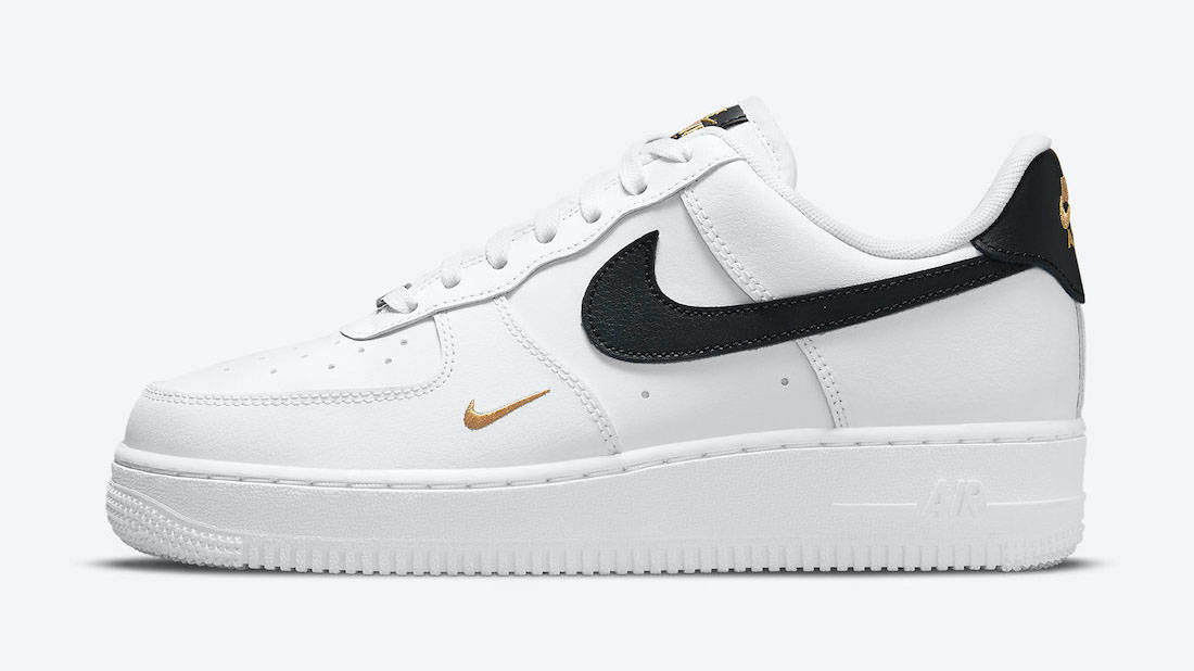 Nike Air Force 1 White black Gold