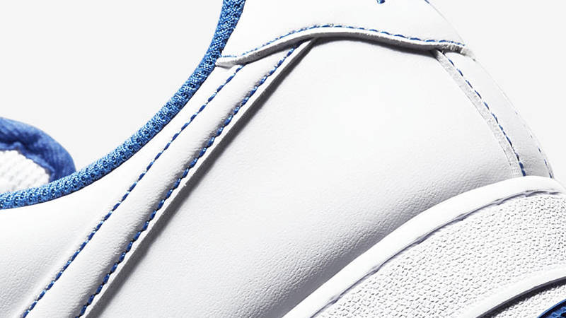 nike air force 1 white game royal stitch