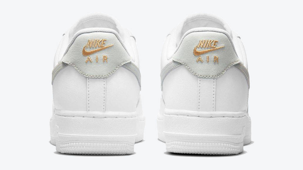 Nike Air Force 1 White grey Gold
