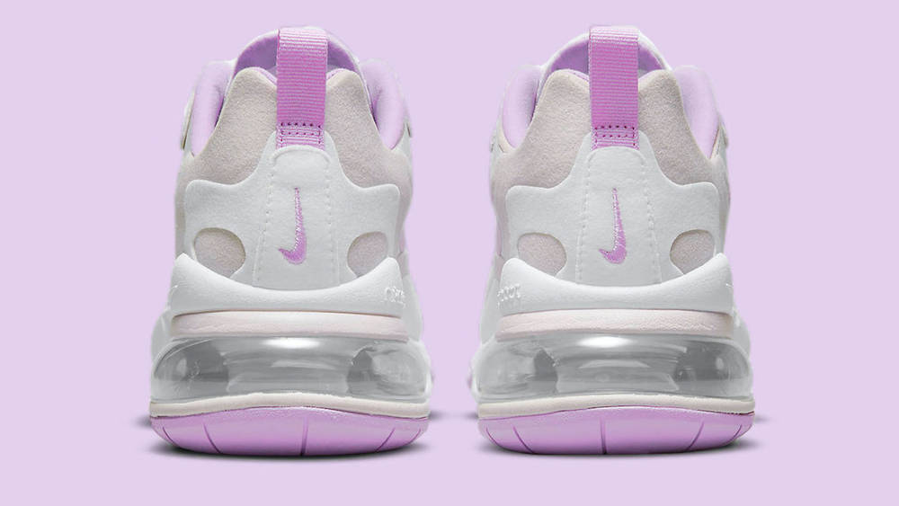 nike air max 270 react lavender feature