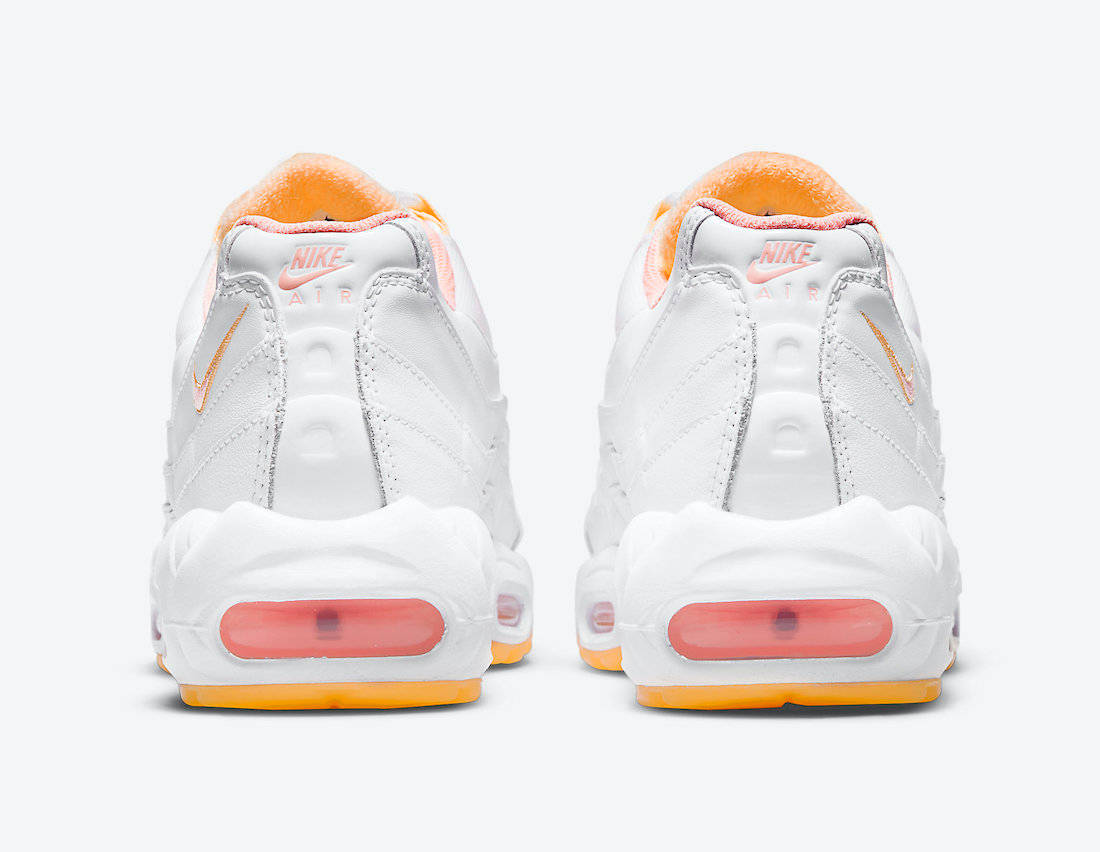 Nike Air Max 95 White Melon Tint heel