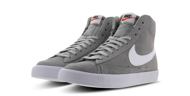 Nike Blazer Mid 77 Grey White Front