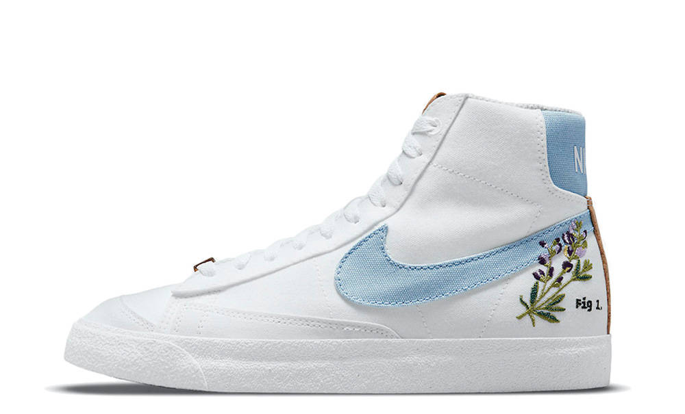 nike blazer 77 blue flower