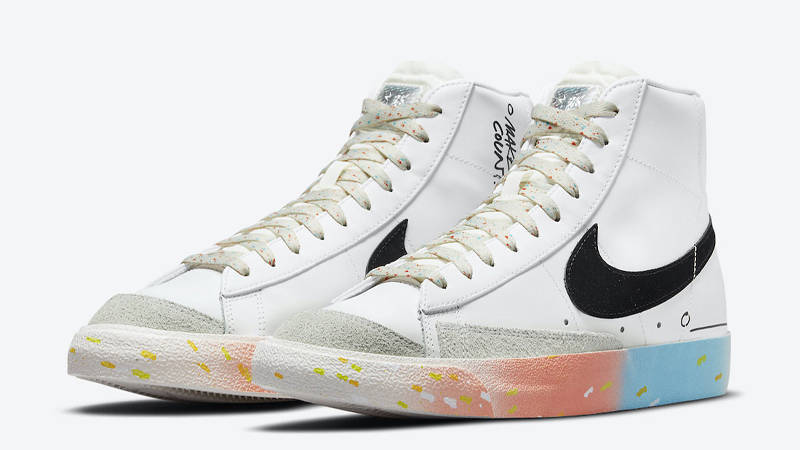 Nike Blazer Mid 77 Just Do It White Front