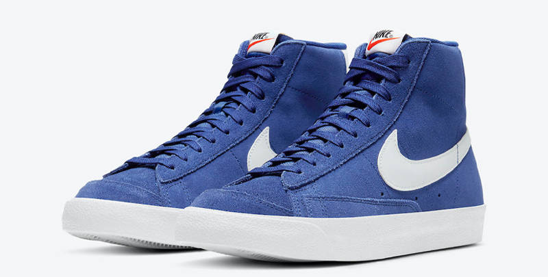 Royal blue suede outlet blazer