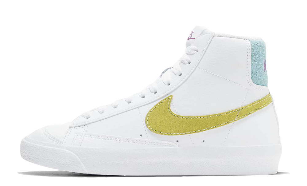 Nike Blazer Mid 77 GS White Light Citron