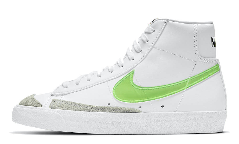 Nike Blazer Mid Green Swoosh