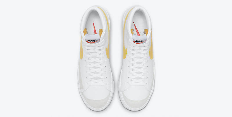 Nike Blazer Mid Yellow Swoosh