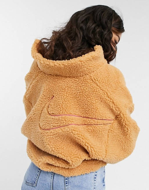 Nike Borg Coat Beige