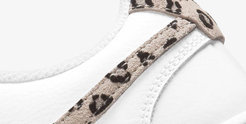 white black court vision low trainers leopard print