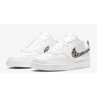 Nike Court Vision Low Leopard Swoosh White | Where To Buy | DD9665-100 ...