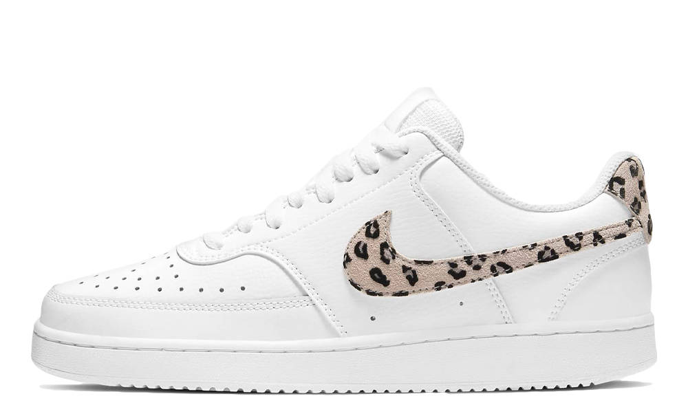 nike leopard print tick trainers