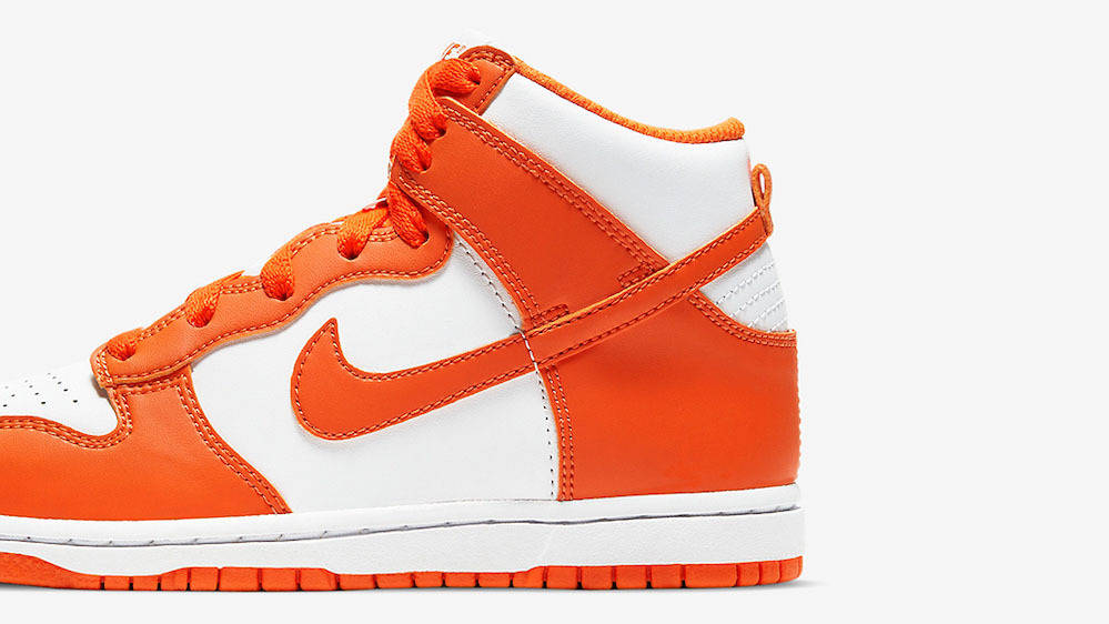 Nike Dunk High Syracuse Orange White