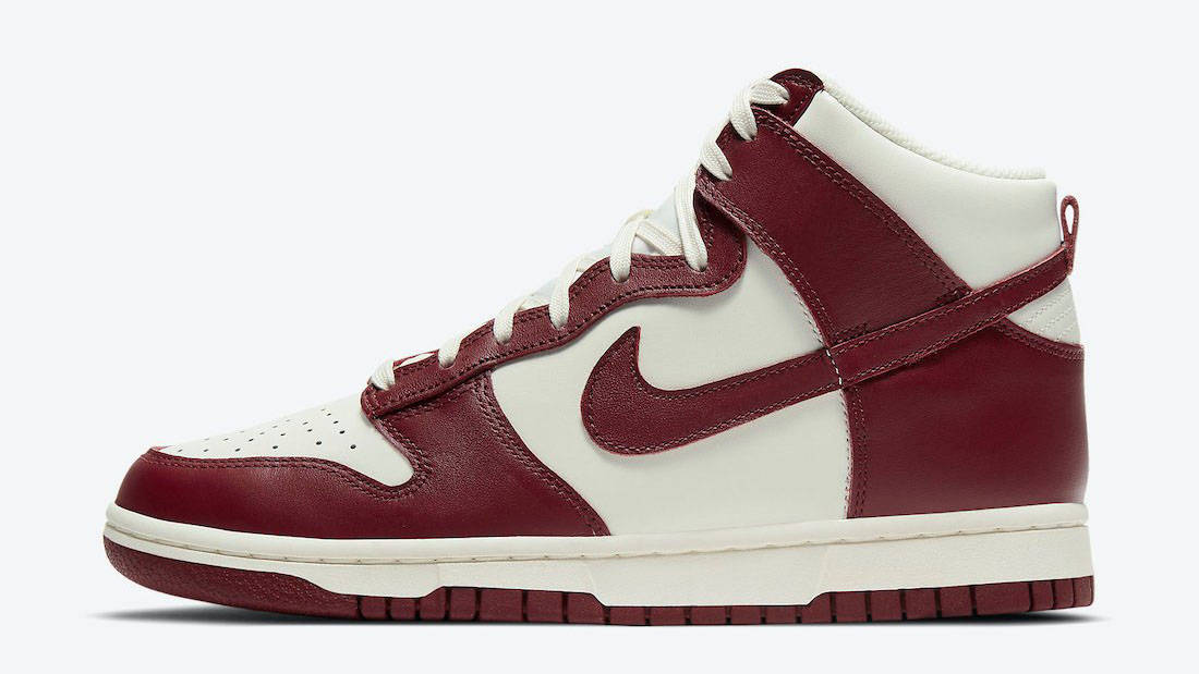 Nike dunk high team red