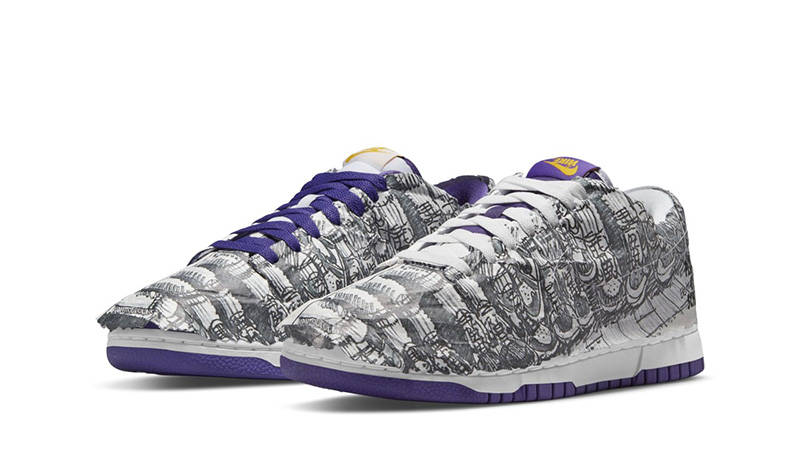 Nike Dunk Low Flip The Old School Purple White | Where To Buy