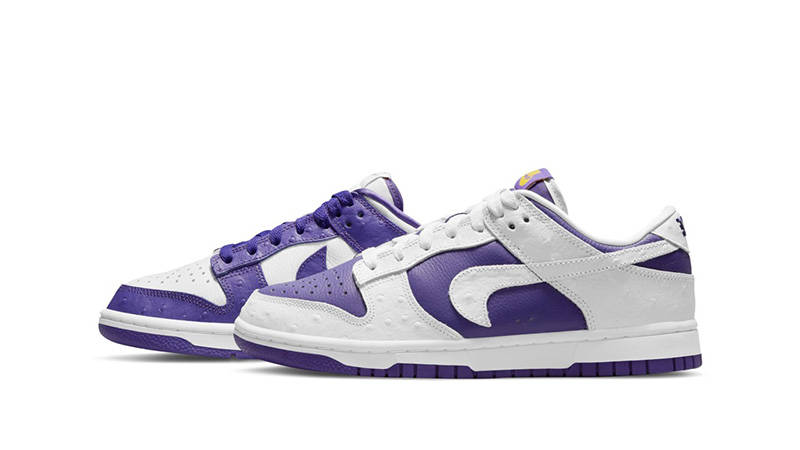 Nike Dunk Low Flip The Old School Purple White side
