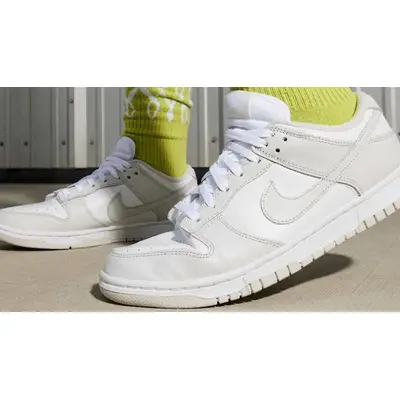 Nike Dunk Low Photon Dust On Foot