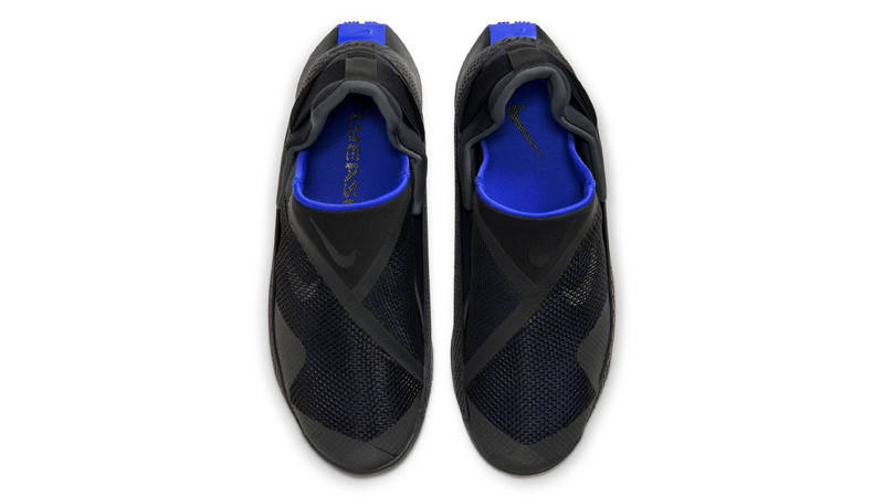 Nike GO FlyEase Black Racer Blue Middle